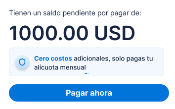 Banner: Cero costos adicionales, solo pagas tu alícuota mensual