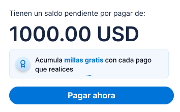 Banner: Acumula millas gratis con cada pago que realices